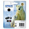 Epson 26 (T2601) inktpatroon zwart (Origineel) 6,7 ml 220 pag 