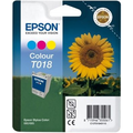 Epson T018 inktpatroon kleur (Origineel) 37,1 ml 300 pag 