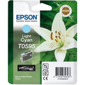 Epson T0595 inktpatroon licht cyaan (Origineel) 13,9 ml 