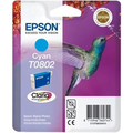 Epson T0802 inktpatroon cyaan (Origineel) 7,8 ml 935 pag 