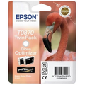 Epson T0870 glansafwerking (gloss) 2 stuks (Origineel)  2 x 11,4 ml 