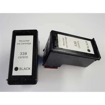 Compatible HP DuoPack: 2x HP 339 inktpatroon zwart XL (Huismerk) 