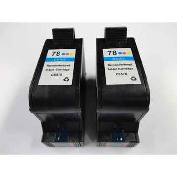 Compatible HP DuoPack: 2x HP 78 inktpatroon kleur (Huismerk) 52,2 ml x 2 