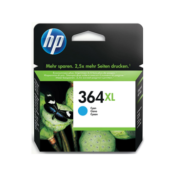 HP 364XL (CB323EE) inktpatroon cyaan, hoge capaciteit (Origineel) 7,1 ml 750 pag 