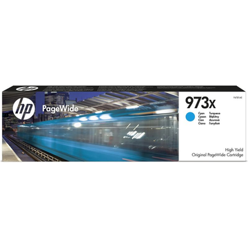 HP 973X (F6T81AE) inktpatroon hoog volume cyaan (Origineel) 86 ml 7000 pag 