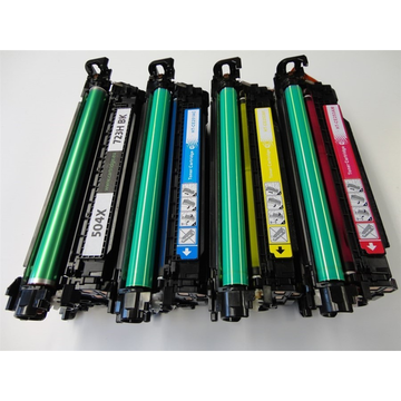 Compatible HP 504X/504A PromoPack: Set: CE250X, CE251A, CE252A, CE253A: 1x4 kleuren CMYK (Huismerk) 