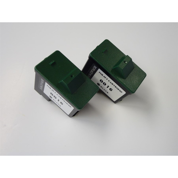 Lexmark DuoPack: 2x 10N0016 (Nr 16) inktpatroon zwart (Huismerk) 