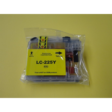 Brother LC225XLY inktpatroon geel hoge capaciteit (Huismerk) 13 ml 