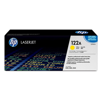 HP 122A (Q3962A) toner jaune (Original) haute volume 4000 pages 