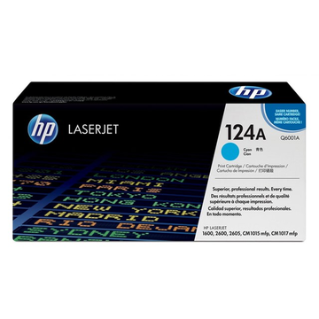 HP 124A (Q6001A) toner cyaan (Origineel) 2000 pag 