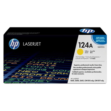 HP 124A (Q6002A) toner geel (Origineel) 2000 pag 