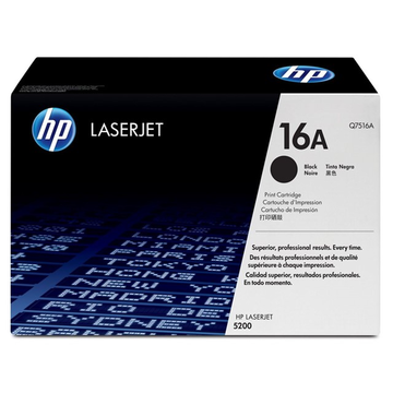 HP 16A (Q7516A) toner noir (Original) 12000 pages 