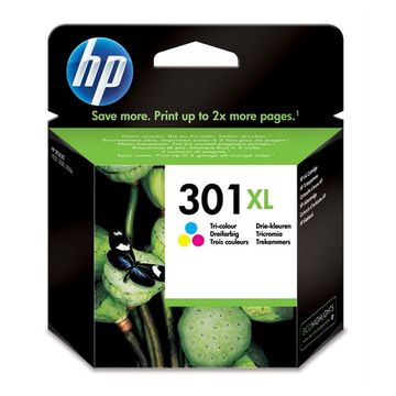 HP 301XL (CH564EE) inktpatroon kleur hoog volume (Origineel) 6,3 ml 330 pag 