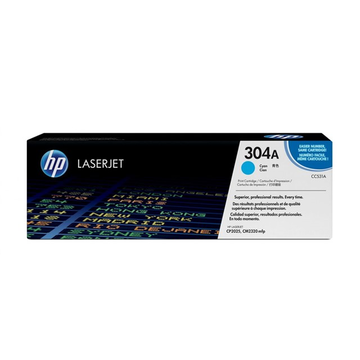 HP 304A (CC531A) toner cyaan (Origineel) 2800 pag 