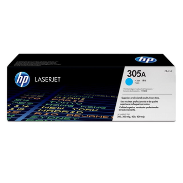 HP 305A (CE411A) toner cyaan (Origineel) 2600 pag 