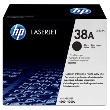 HP 38A (Q1338A) toner noir (Original) 12000 pages 