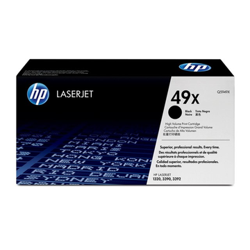 HP 49X (Q5949X) toner zwart (Origineel), hoge capaciteit 6000 pag 