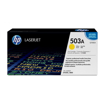 HP 503A (Q7582A) toner jaune (Original) 6000 pages 