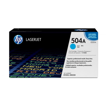 HP 504A (CE251A) toner cyaan (Origineel) 7000 pag 