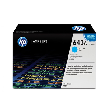 HP 643A (Q5951A) toner cyaan (Origineel) 10000 pag 