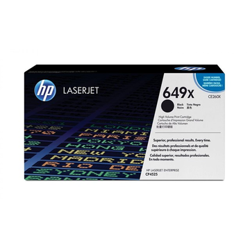 HP 649X (CE260X) toner zwart, hoge capaciteit (Origineel) 17000 pag 