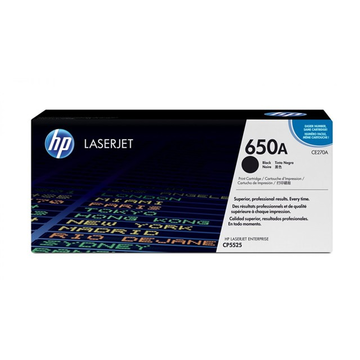 HP 650A (CE270A) toner zwart (Origineel) 13500 pag 