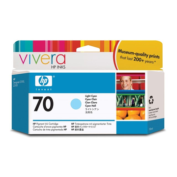 HP 70 (C9390A) inktpatroon licht cyaan (Origineel) 141,7 ml 