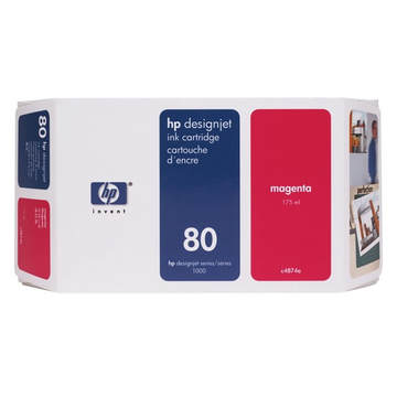 HP 80 (C4847A) inktpatroon magenta hoog volume (Origineel) 382,8 ml 