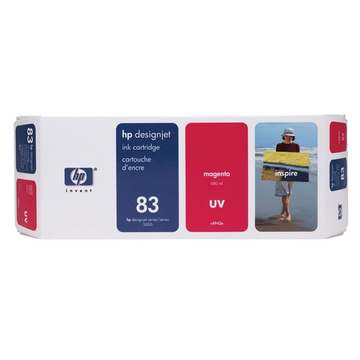 HP 83 (C4942A) UV inktpatroon magenta (Origineel) 706 ml 