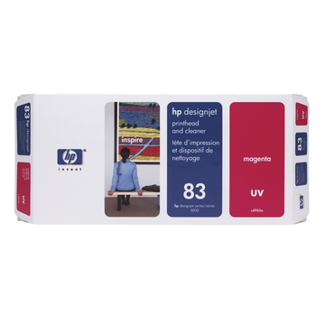 HP 83 (C4962A) UV printkop magenta met printkopreiniger (Origineel) 706 ml 