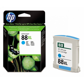 HP 88 XL (C9391AE) inktpatroon cyaan hoog volume (Origineel) 17,7 ml 1200 pag 