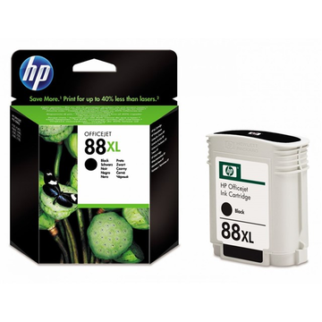 HP 88 XL (C9396AE) inktpatroon zwart hoog volume (Origineel) 61,6 ml 2350 pag 