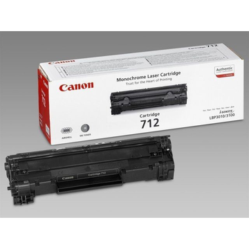 Canon 712 BK toner zwart (Origineel) 1500 pag 