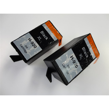 Compatible HP DuoPack: 2x HP 920XL inktpatroon zwart (Huismerk) 2 x 49ml 