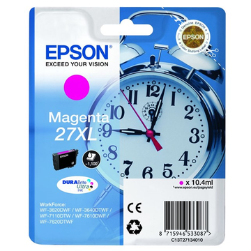 Epson 27XL (T2713) inktpatroon magenta hoog volume (Origineel) 10,4 ml 1100 pag 