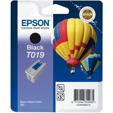 Epson T019 inktpatroon zwart (Origineel) 26,2 ml 900 pag 