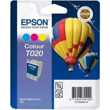 Epson T020 inktpatroon kleur (Origineel) 37,7 ml 360 pag 