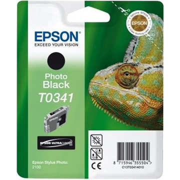Epson T0341 inktpatroon foto zwart (Origineel) 17,5 ml 628 pag 