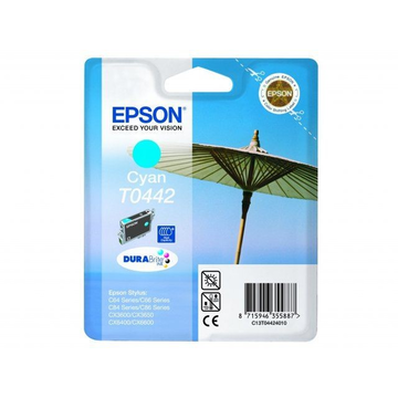 Epson T0442 inktpatroon cyaan (Origineel) (hoog volume) 13,9 ml 420 pag 