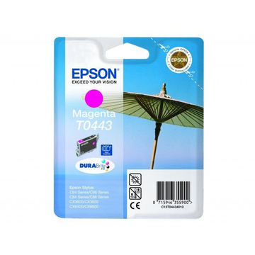Epson T0443 inktpatroon magenta (Origineel) (hoog volume) 13,9 ml 420 pag 