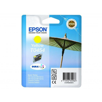 Epson T0454 inktpatroon geel (Origineel) 8,4 ml 250 pag 