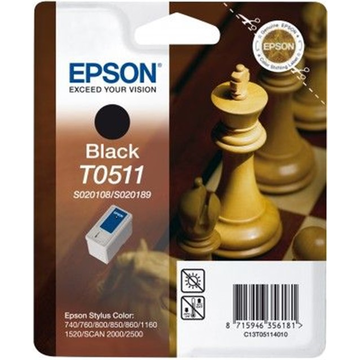 Epson T051 inktpatroon zwart (Origineel) 24,1 ml 900 pag 