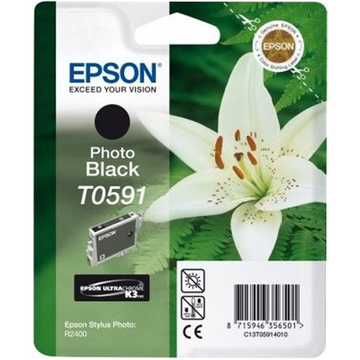 Epson T0591 inktpatroon foto zwart (Origineel) 13,9 ml 