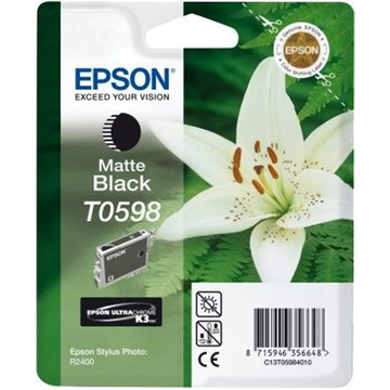 Epson T0598 inktpatroon mat zwart (Origineel) 13,9 ml 