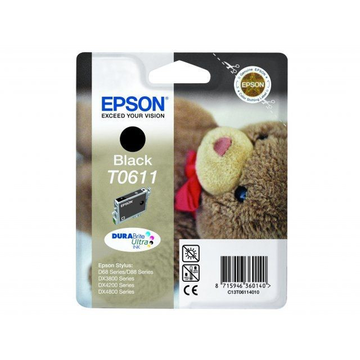 Epson T0611 inktpatroon zwart (Origineel) 8,4 ml 250 pag 
