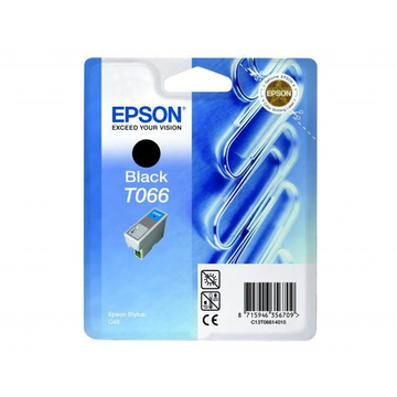 Epson T066 inktpatroon zwart (Origineel) 10,8 ml 220 pag 