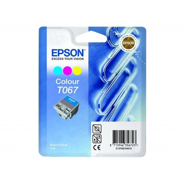 Epson T067 inktpatroon kleur (Origineel) 27,2 ml 220 pag 