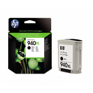 HP 940XL (C4906AE) inktpatroon zwart hoog volume (Origineel) 49 ml 2200 pag 