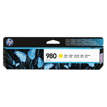 HP 980 (D8J09A) inktpatroon geel (Origineel) 6000 pag 