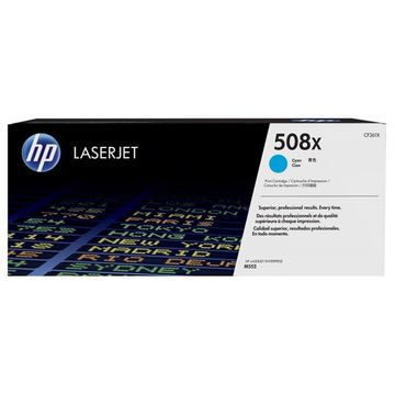 HP 508X (CF361X) toner cyaan hoge capaciteit (Origineel) 9500 pag 